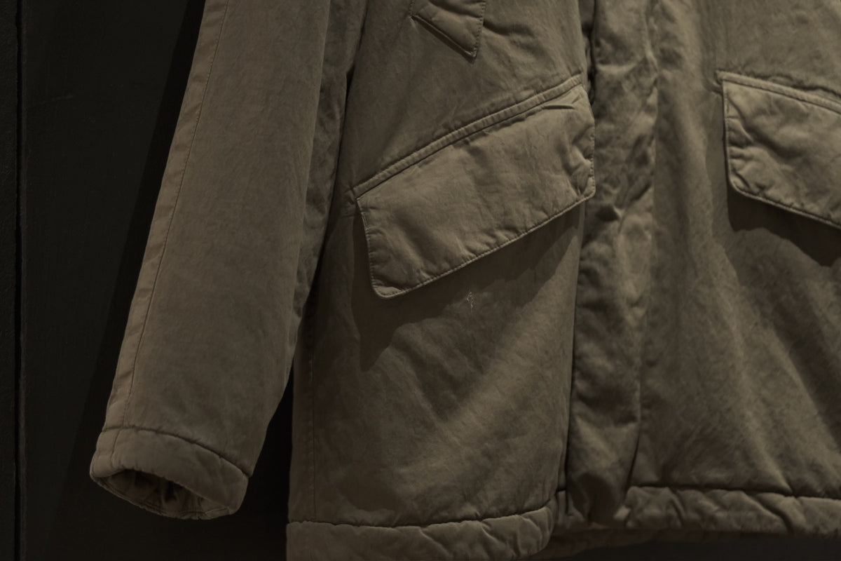 Massimo osti studio / CO/NY JACKET / OW MEDIUM JK IN GABARDINE / WALNUT