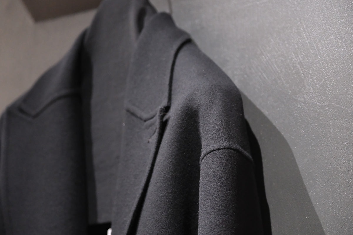 POSTELEGANT/ WOOL REVER SHORT COAT