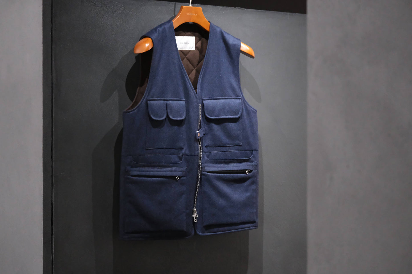 2026AW受注商品/COHERENCE/CICI Ⅱ/DOLMÁNY SATIN/D.BLUE