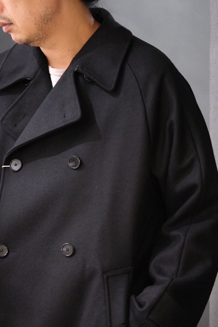 COHÉRENCE / Mod.FOUFOU Ⅱ/MELTON JERSEY / BLACK