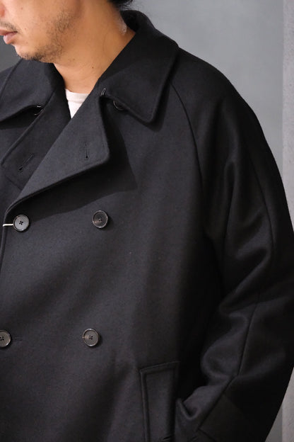 COHÉRENCE / Mod.FOUFOU Ⅱ/MELTON JERSEY / BLACK