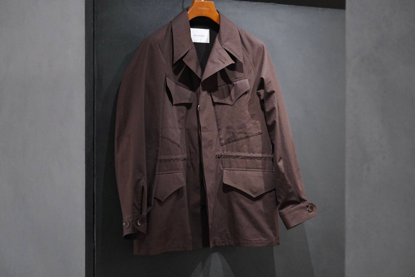 2026AW受注商品/COHERENCE/ROBERT-FLC/COHÉRENCE WEATHER RESISTANT COTTON LIGHT/CACAO