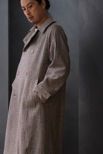 COHERENCE/FOUFOU Ⅱ/CHEVRON TWEED JERSEY/L.BEIGE