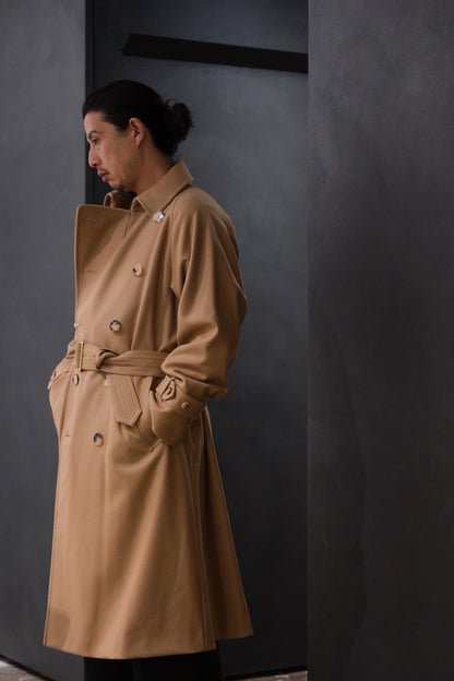 COHÉRENCE/ALⅢ/MELTON JERSEY / CAMEL