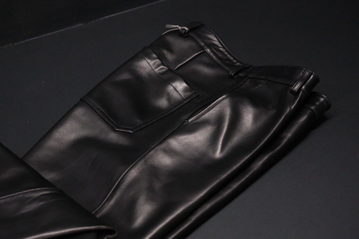 HEUGN/TROUSRE123/Cedric LEATHER　slacks