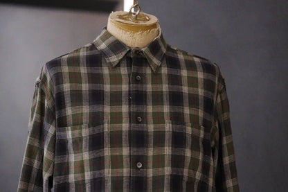 WASEW / CHECK ONE SHIRT (GREEN DAWN)