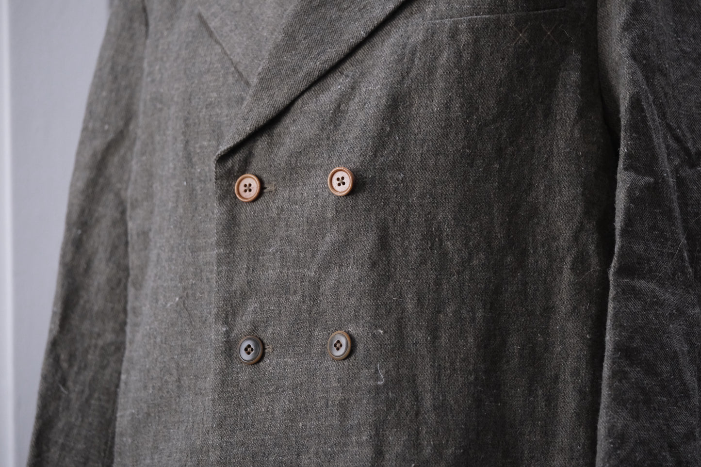 A TENTATIVE ATELIER /  Mattheus  /  DOUBLE BREAST TAILORED COAT