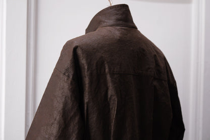 A TENTATIVE ATELIER /  Mario Monicelli /  MUD DYED WAX WORKER COAT