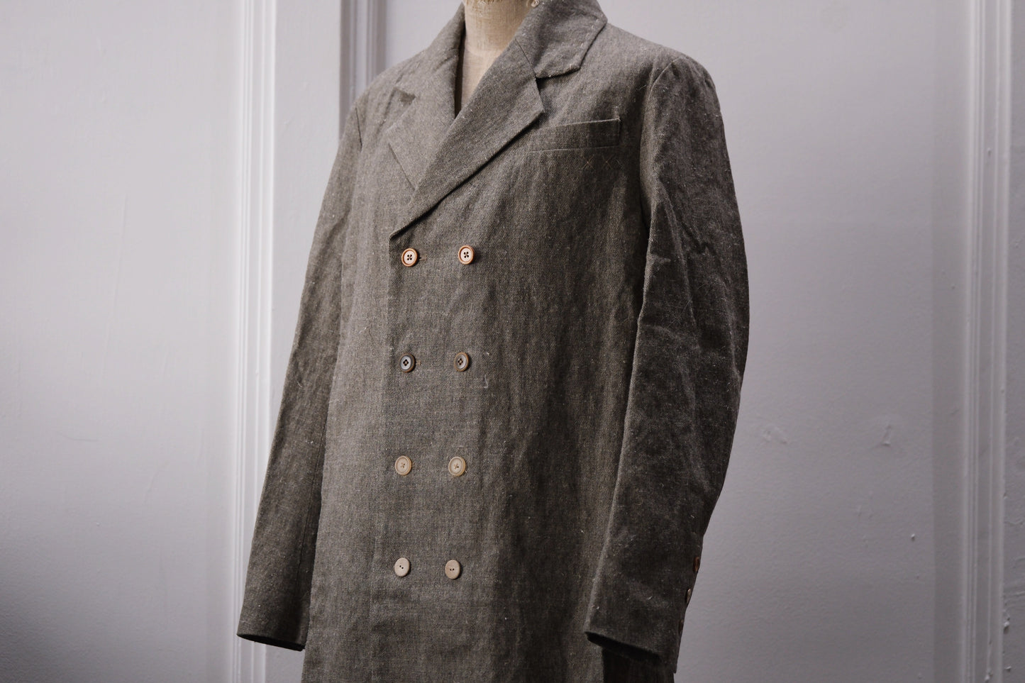 A TENTATIVE ATELIER /  Mattheus  /  DOUBLE BREAST TAILORED COAT