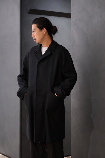 COHÉRENCE/Mod.CORB/MELTON JERSEY / BLACK