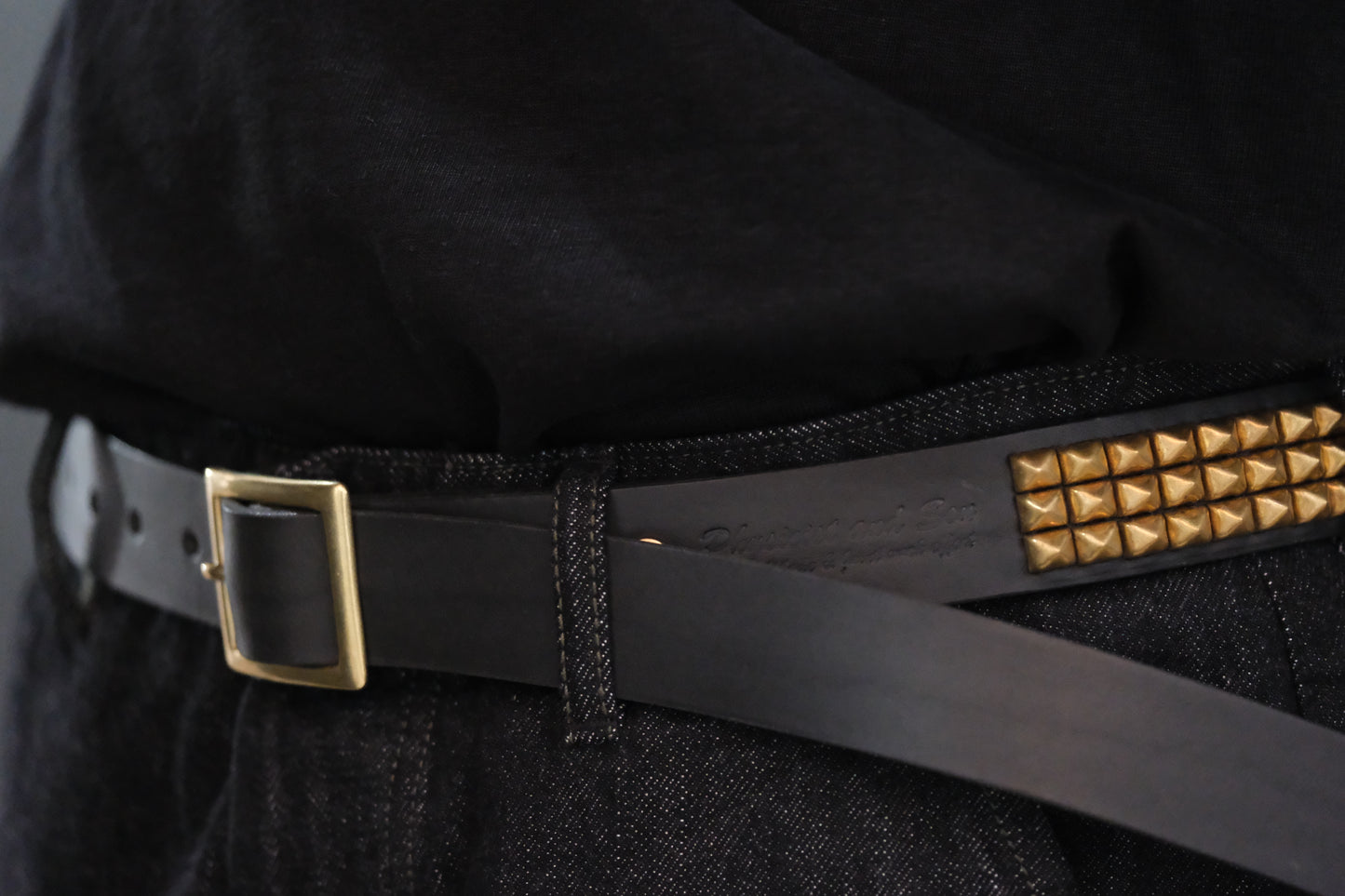 WASEW / GARRISON STUDS BELT “PHYSICIST AND SUN”