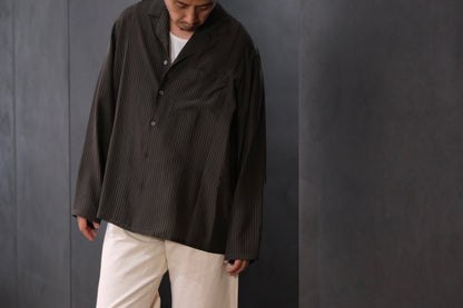 HEUGN/SHIRT151/Ellis Silk print London Stripe