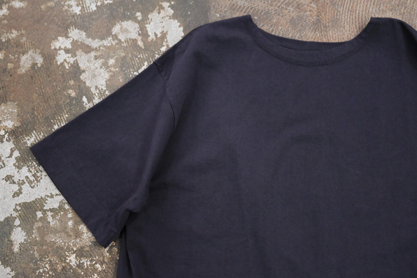 SPECIAL IN ORDINARY / 03 M.M.Boat-Neck Tee / BLACK ULTRAMARINE