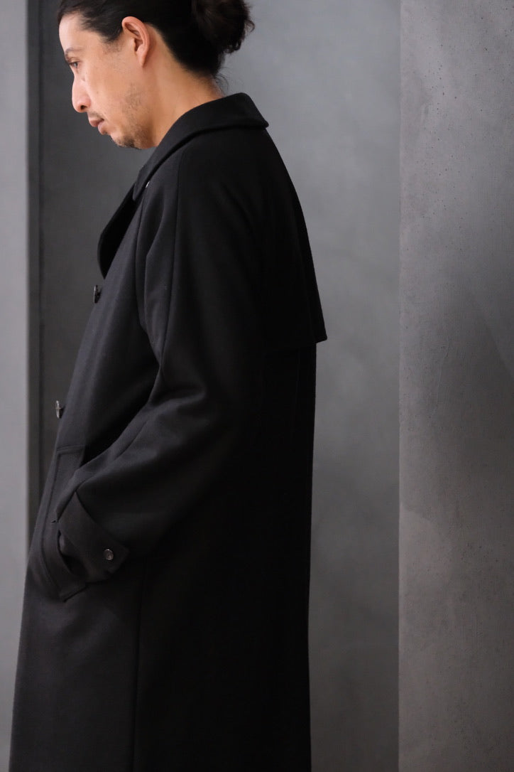 COHÉRENCE / Mod.FOUFOU Ⅱ/MELTON JERSEY / BLACK