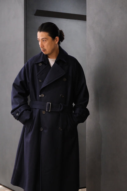 COHÉRENCE/ALⅢ/MELTON JERSEY / D.BLUE
