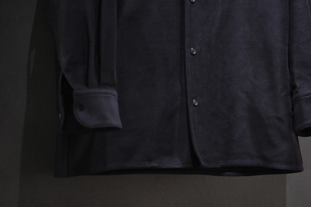 nonnotte/Draping Shirt Jacket/Fine Count Moleskin