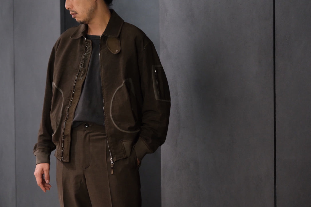 Massimo osti studio / ZIP HARRINGTON / OW MEDIUM JK IN TRM 3D