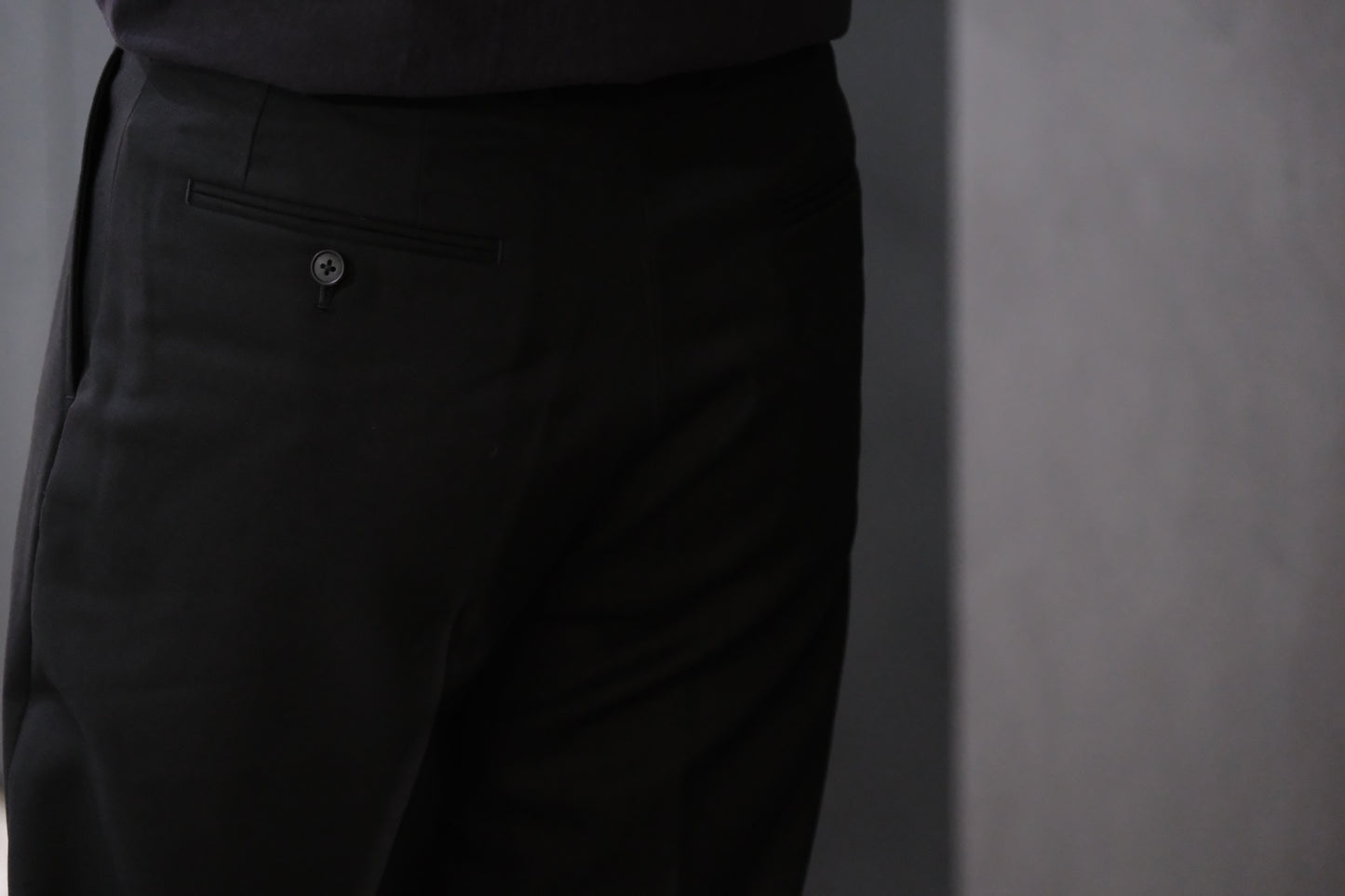 nonnotte/Draping One-Tuck Tapered Trousers/Drape Doeskin Cloth