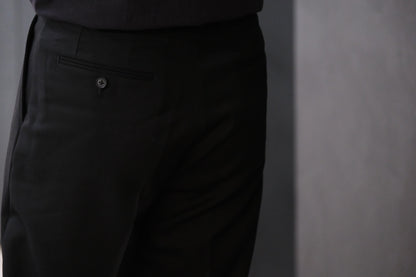 nonnotte/Draping One-Tuck Tapered Trousers/Drape Doeskin Cloth