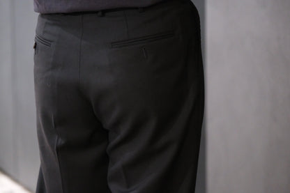 nonnotte/Draping One-Tuck Tapered Trousers/Drape Doeskin Cloth