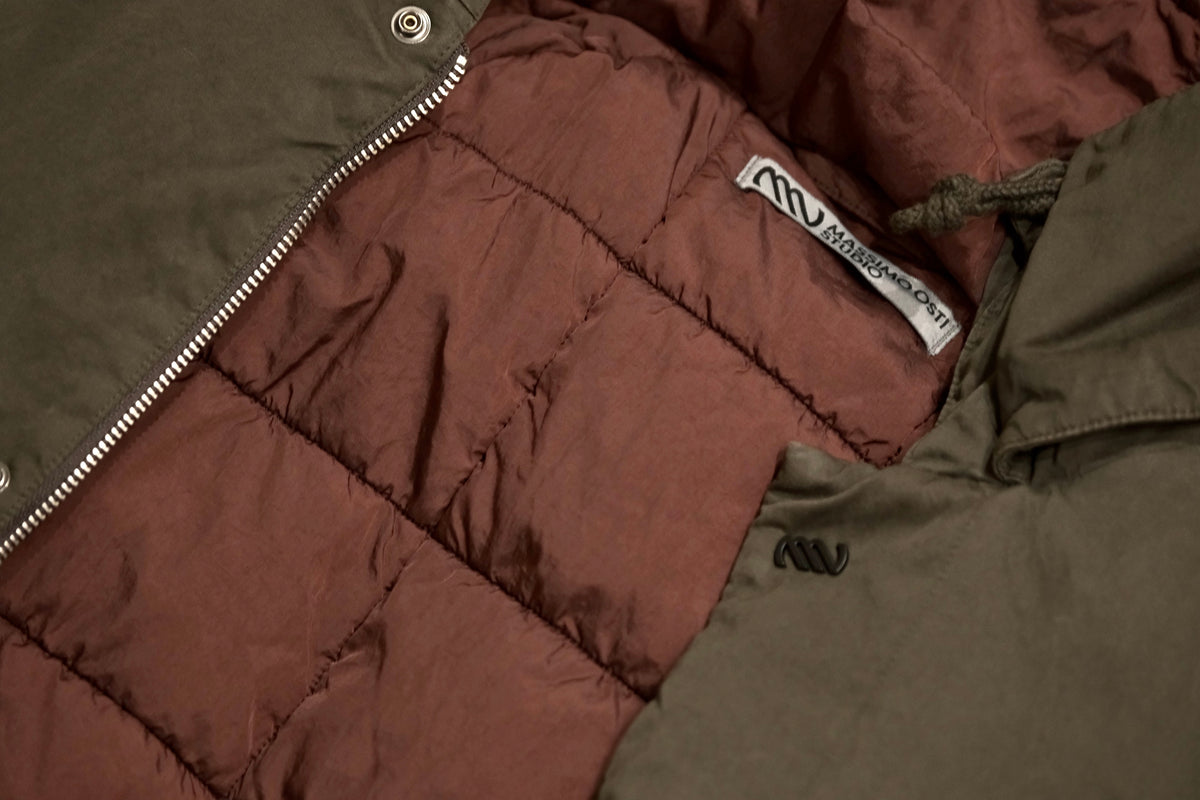 Massimo osti studio / CO/NY JACKET / OW MEDIUM JK IN GABARDINE / TURKISH COFFEE