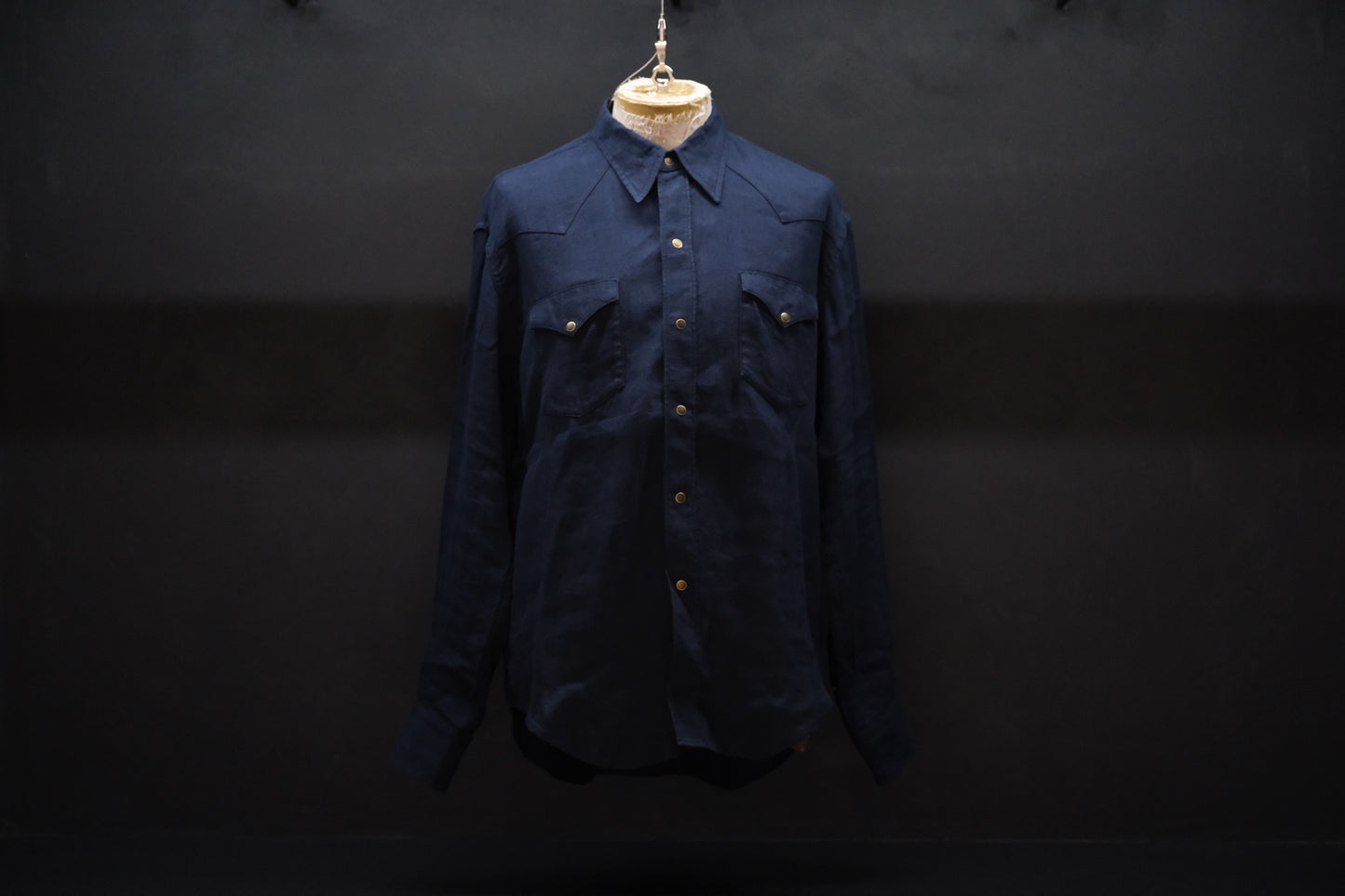 2027SS受注商品 COHÉRENCE/ABIQUIU/AEROCLOTH LINEN/D.BLUE