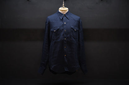 2027SS受注商品 COHÉRENCE/ABIQUIU/AEROCLOTH LINEN/D.BLUE