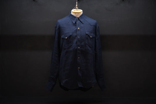 2027SS受注商品 COHÉRENCE/ABIQUIU/AEROCLOTH LINEN/D.BLUE