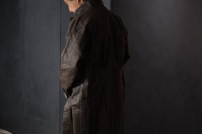 A TENTATIVE ATELIER /  Mario Monicelli /  MUD DYED WAX WORKER COAT