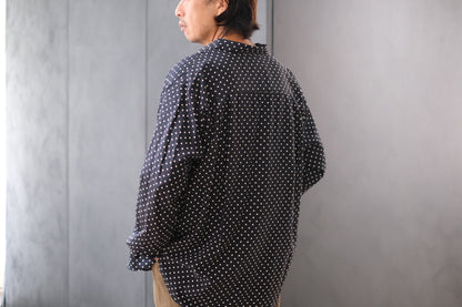 HEUGN / SHIRT123"Alf " Silk Dot