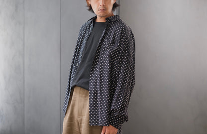 HEUGN / SHIRT123"Alf " Silk Dot