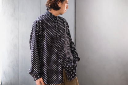 HEUGN / SHIRT123"Alf " Silk Dot