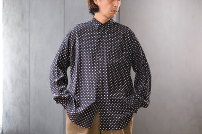 HEUGN / SHIRT123"Alf " Silk Dot