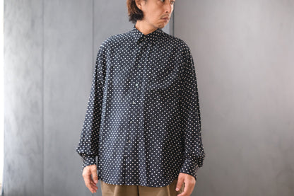 HEUGN / SHIRT123"Alf " Silk Dot