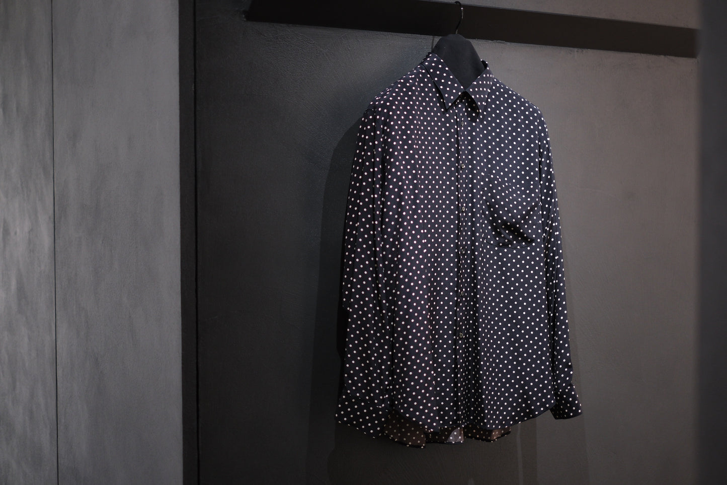 HEUGN / SHIRT123"Alf " Silk Dot