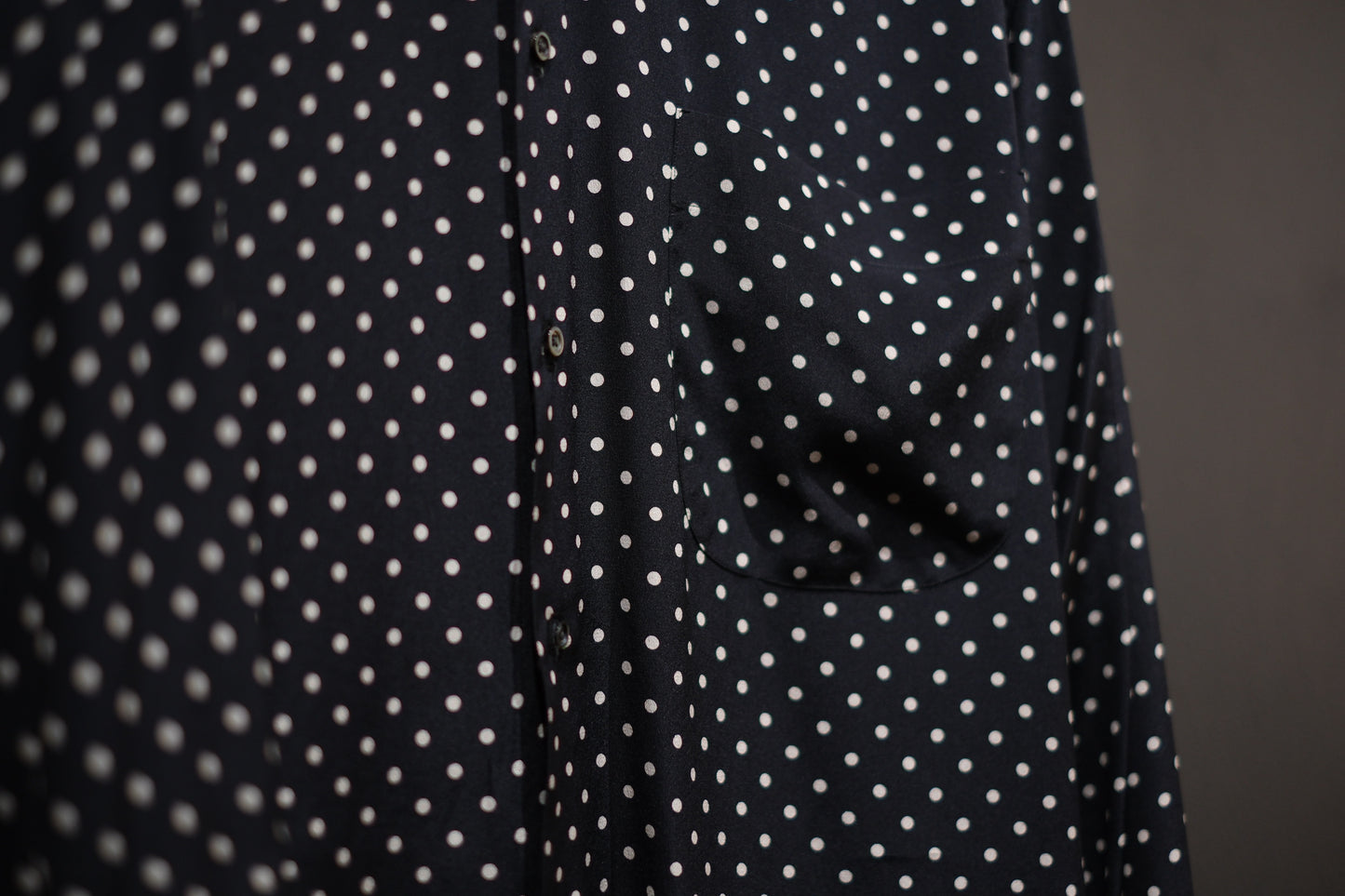 HEUGN / SHIRT123"Alf " Silk Dot