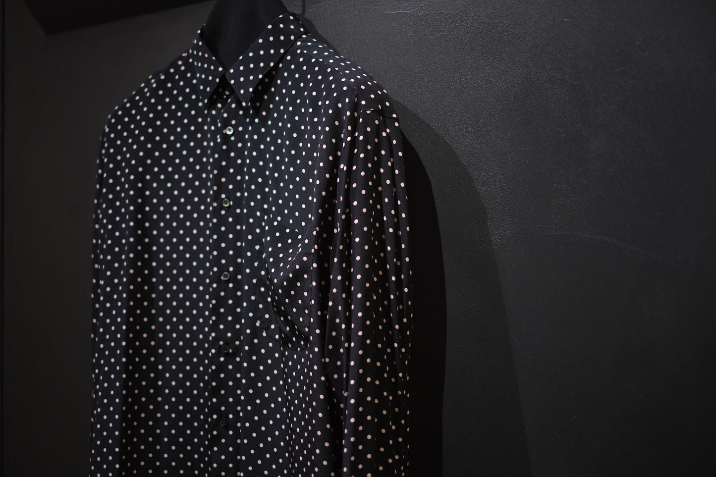 HEUGN / SHIRT123"Alf " Silk Dot