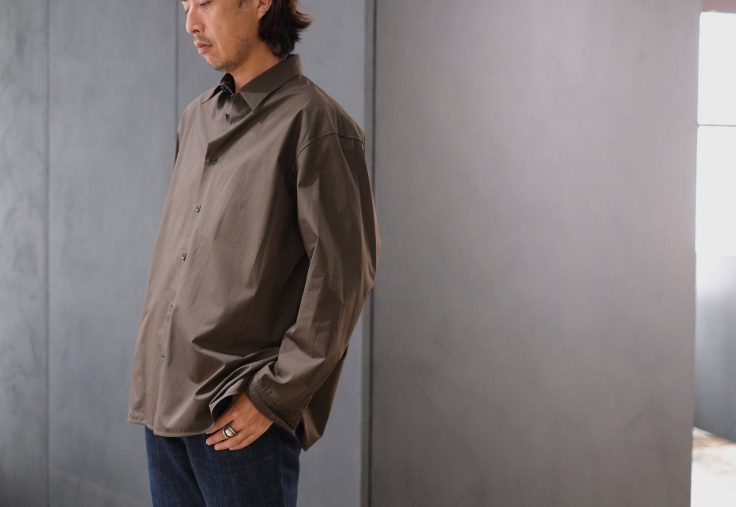 nonnotte / Oversized Shirt / N-25A-007