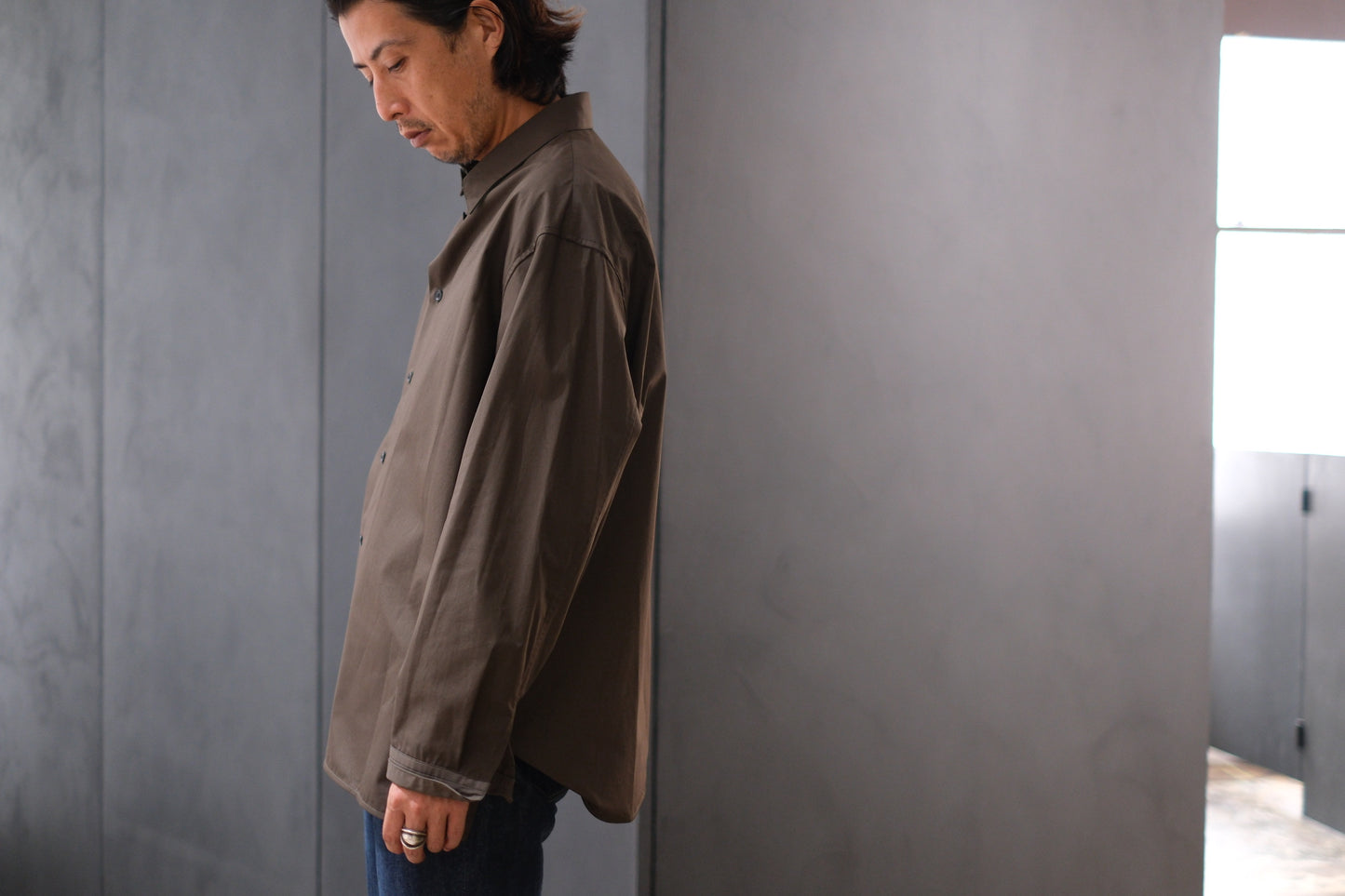 nonnotte / Oversized Shirt / N-25A-007