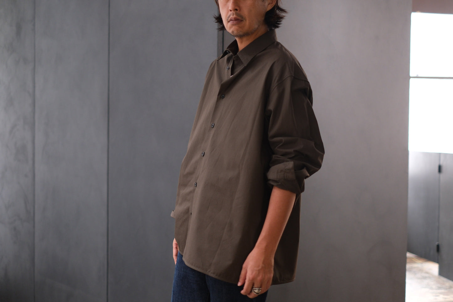 nonnotte / Oversized Shirt / N-25A-007