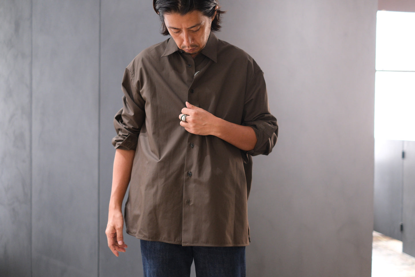 nonnotte / Oversized Shirt / N-25A-007