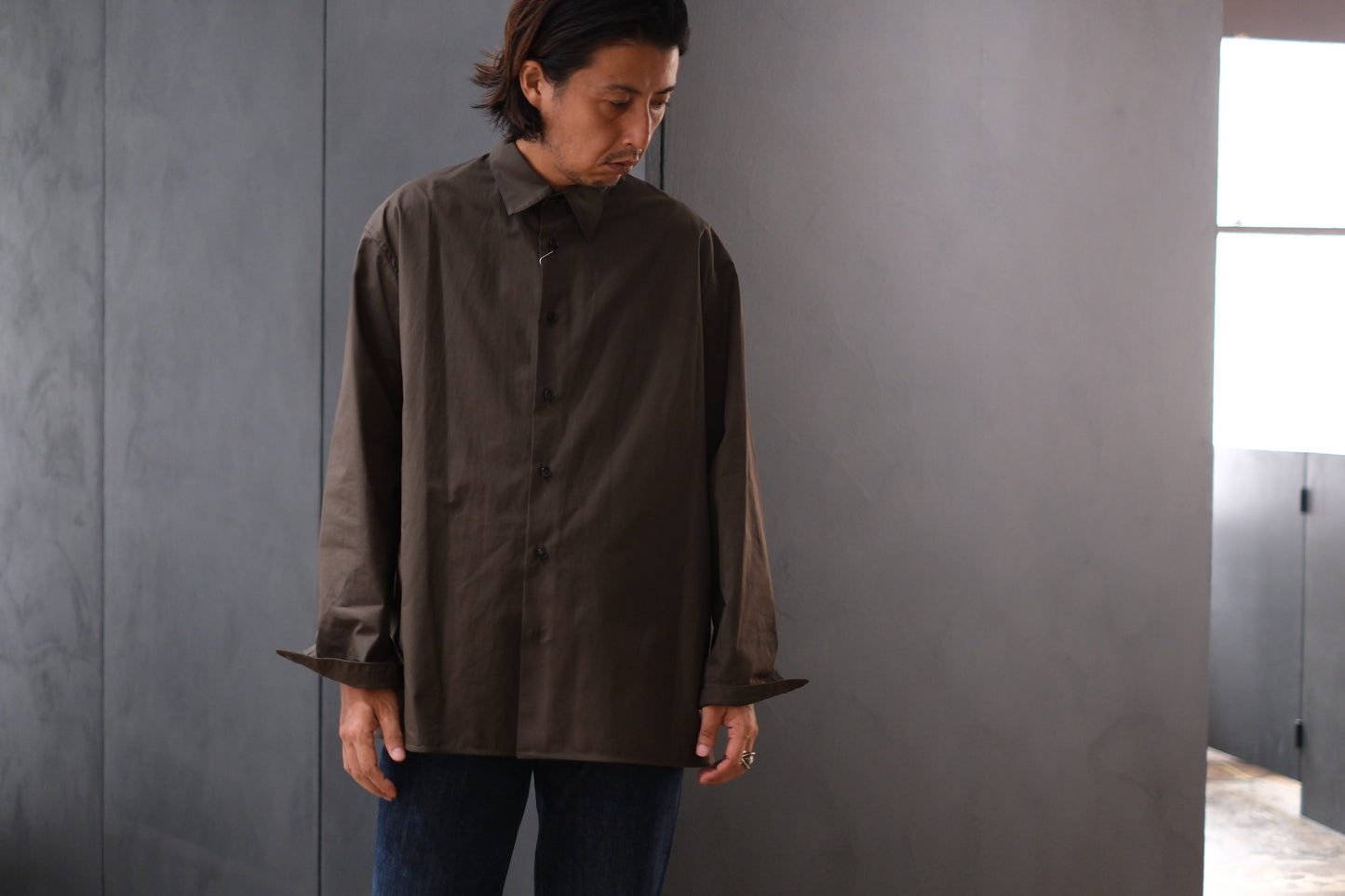 nonnotte / Oversized Shirt / N-25A-007