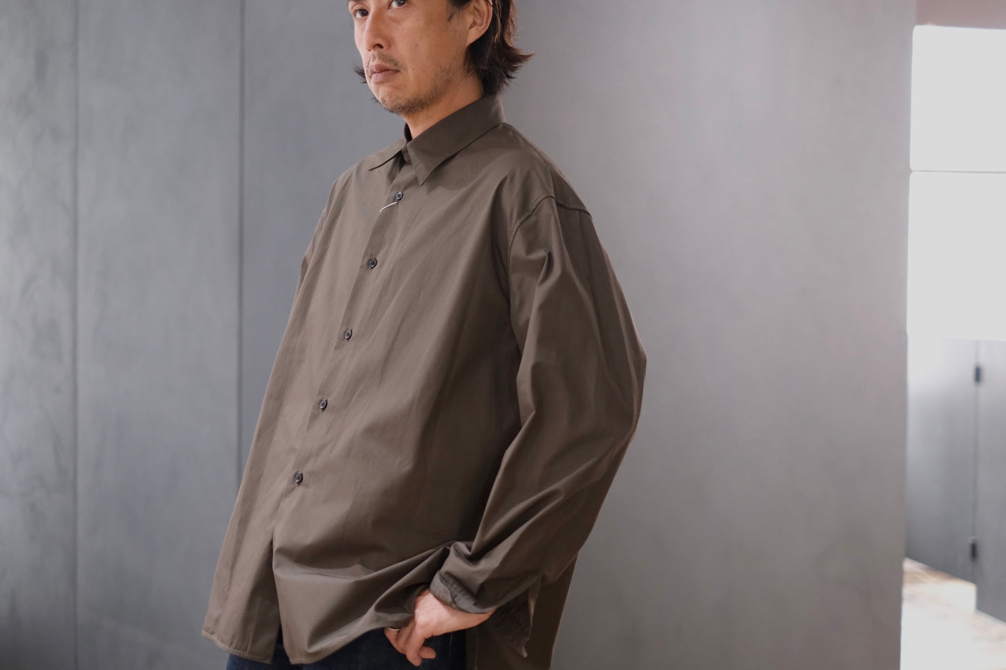 nonnotte / Oversized Shirt / N-25A-007