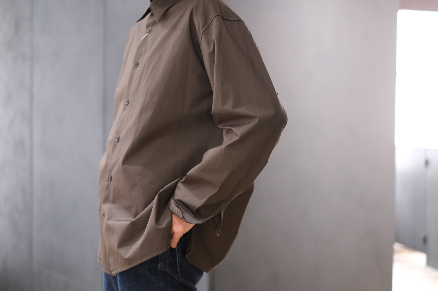 nonnotte / Oversized Shirt / N-25A-007