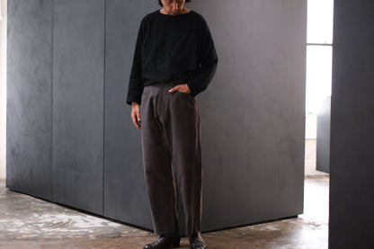 nonnotte / 5 Pockets Trousers / N-25A-075 / Licorice