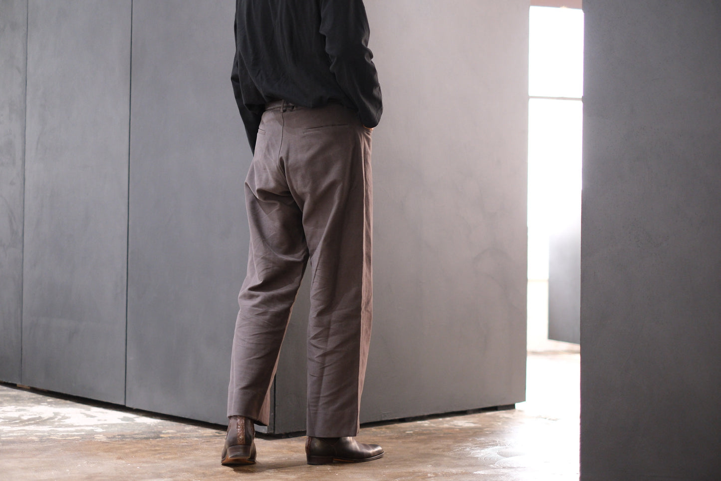 nonnotte / 5 Pockets Trousers / N-25A-075 / Licorice