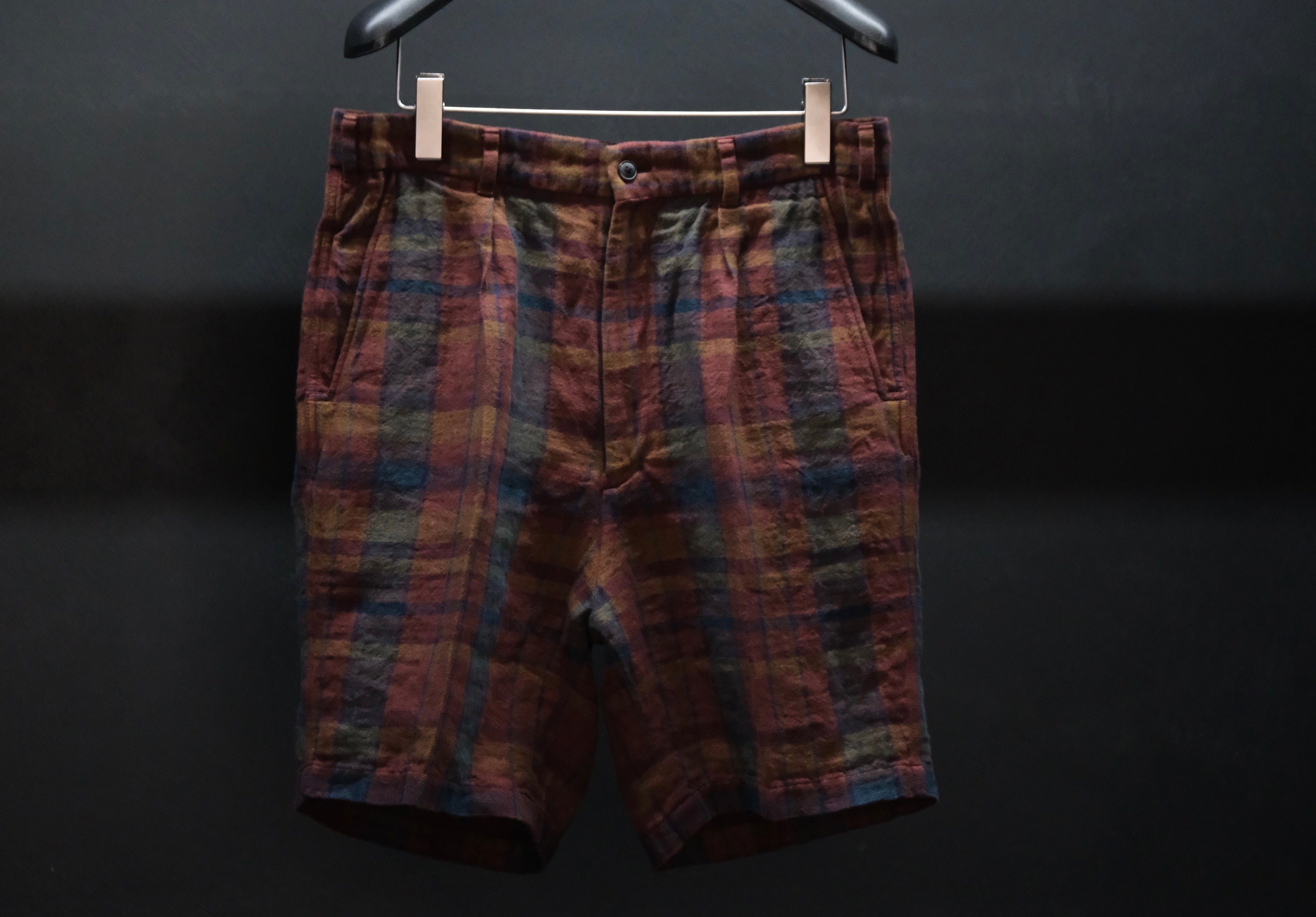 HEUGN / TROUSER103 / MADRAS TIM SHORTS – Lister