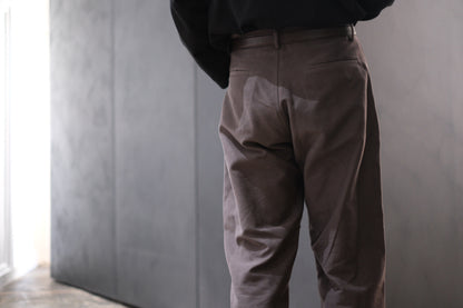 nonnotte / 5 Pockets Trousers / N-25A-075 / Licorice