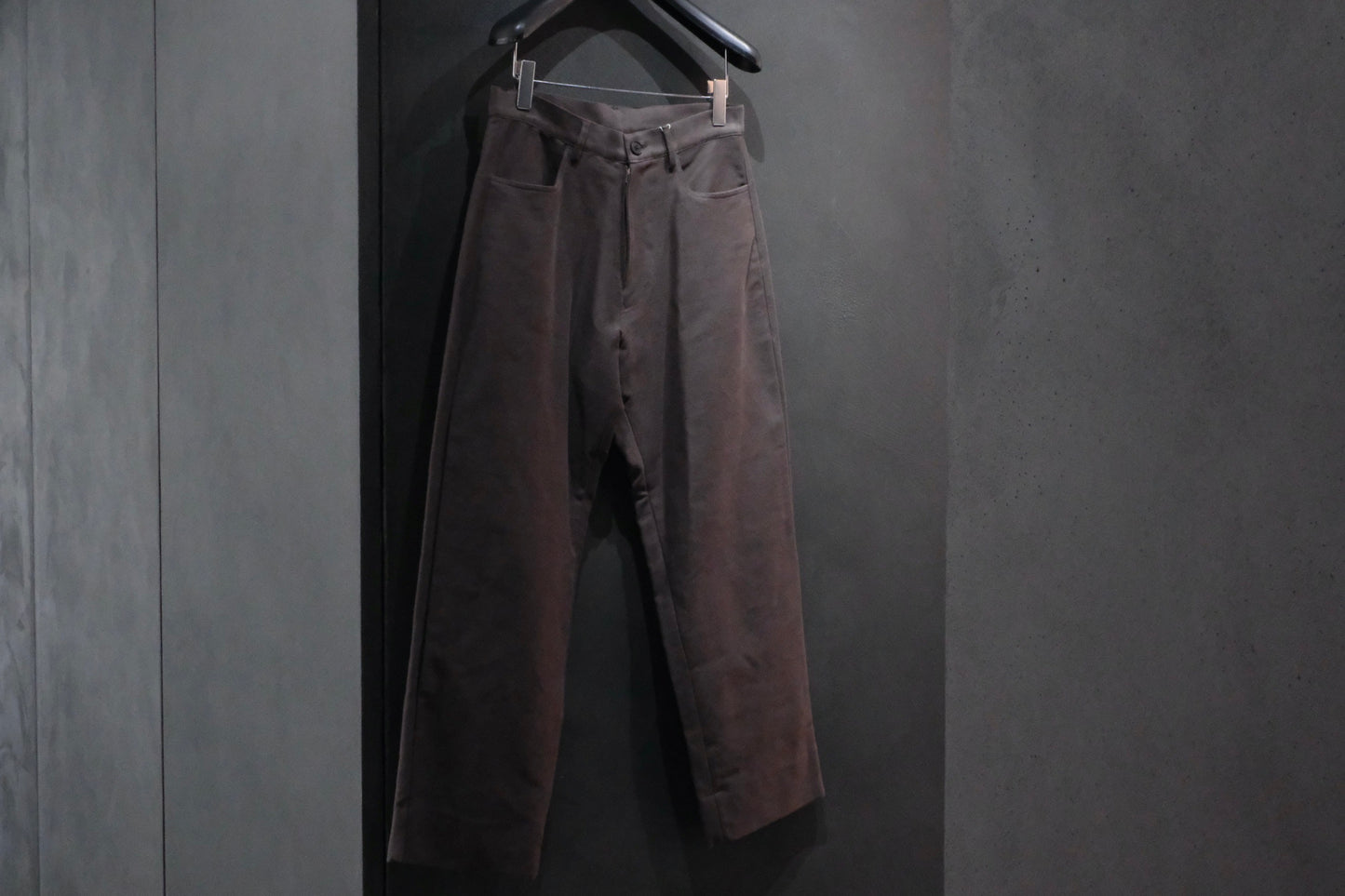 nonnotte / 5 Pockets Trousers / N-25A-075 / Licorice