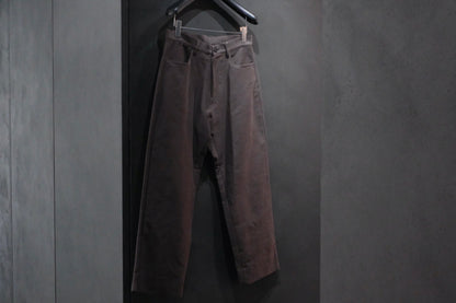 nonnotte / 5 Pockets Trousers / N-25A-075 / Licorice